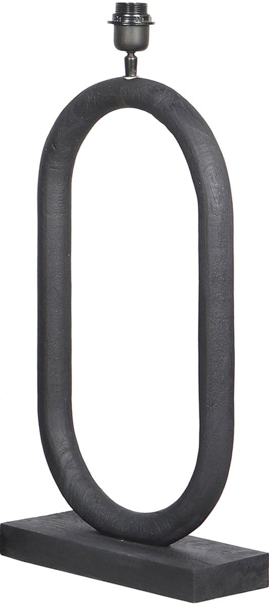 by Mooss - Tafellamp - Houston - Zwart - Hout - 59 cm - Ovaal