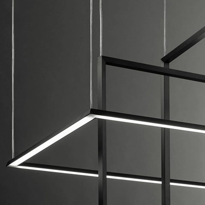 URBAN by Sforzin In zwart - LED hanglamp Area