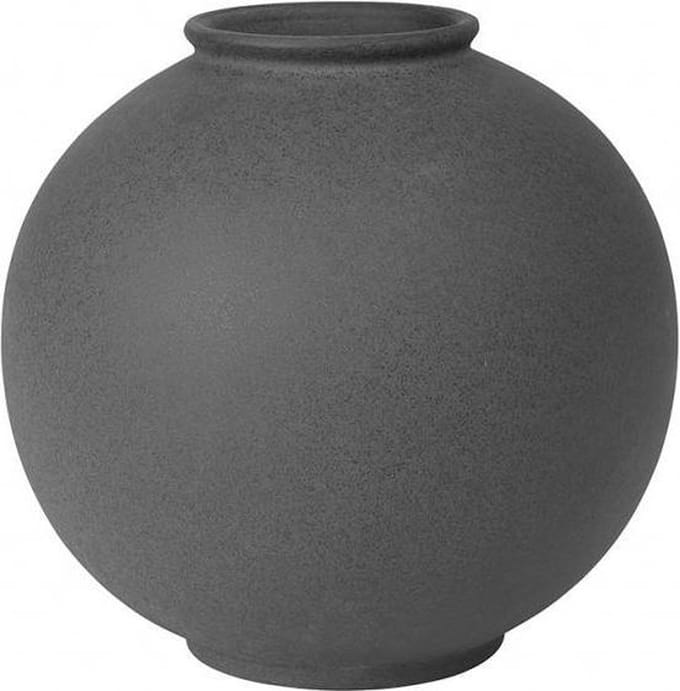 BLOMUS RUDEA vaas Ø22,5 cm grijs (hoogte 22 cm)