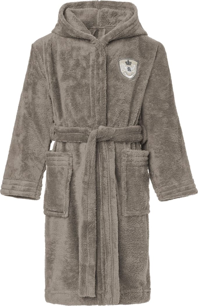 L&L Kinderen Badjas met Capuchon - Wasmachine bestendig - Polyester - LL-FrankNew - Opal - 110-116