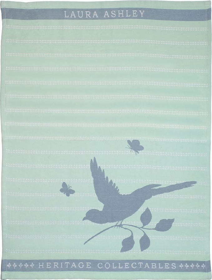 Laura Ashley Heritage Collectables - Laura Ashley Theedoek Mint Bird