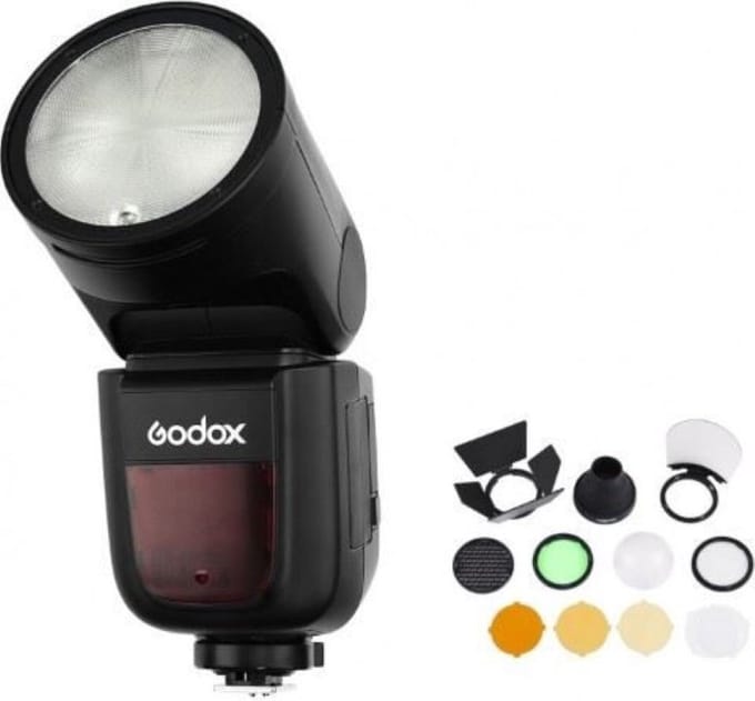 Godox Reportageflitser V1 Accessoires Kit voor Canon