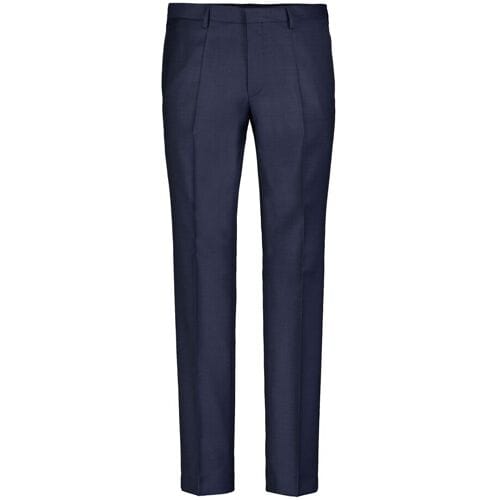 Roy Robson Broek Super 100's Slim Fit Navy / male