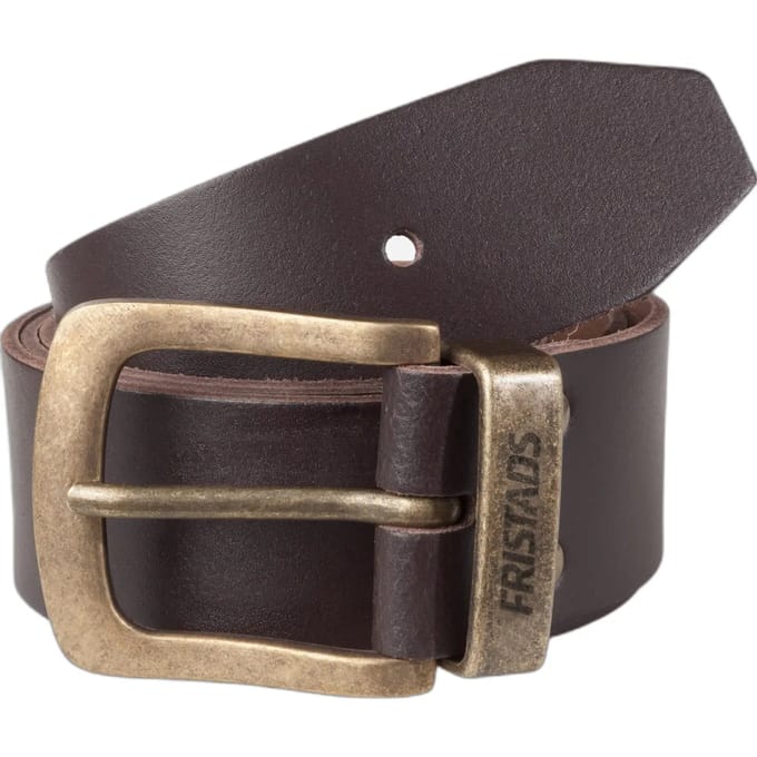 FRKA broekriem, leder, bruin, (lxb) 1220x40mm, sluiting gesp