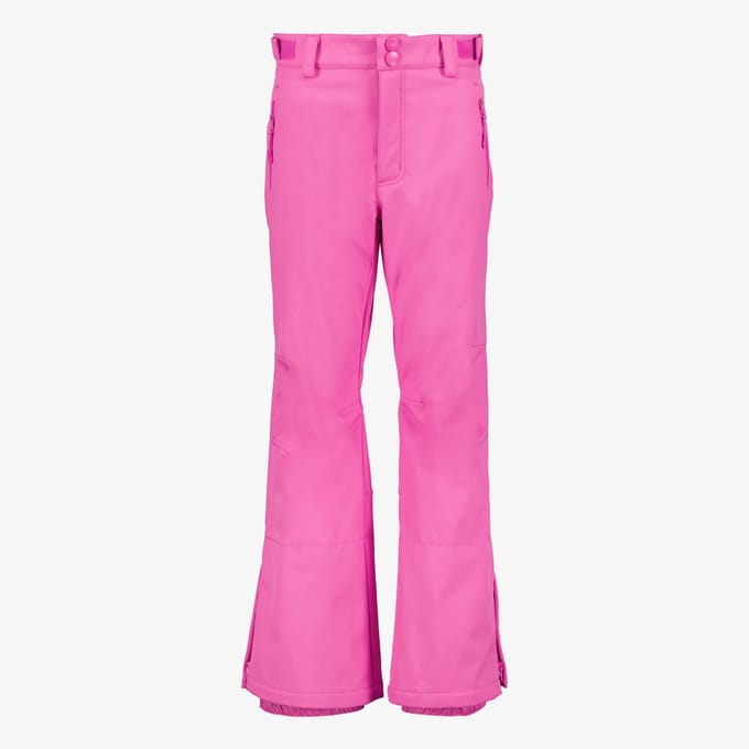 Mountain Peak kinder softshell skibroek 10000 mm waterkolom - Roze - Maat 176