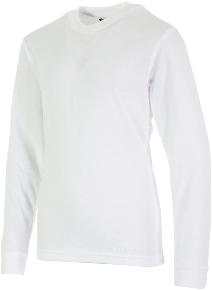 Campri Thermoshirt lange mouw - Sportshirt - Junior - Maat 116 - Wit
