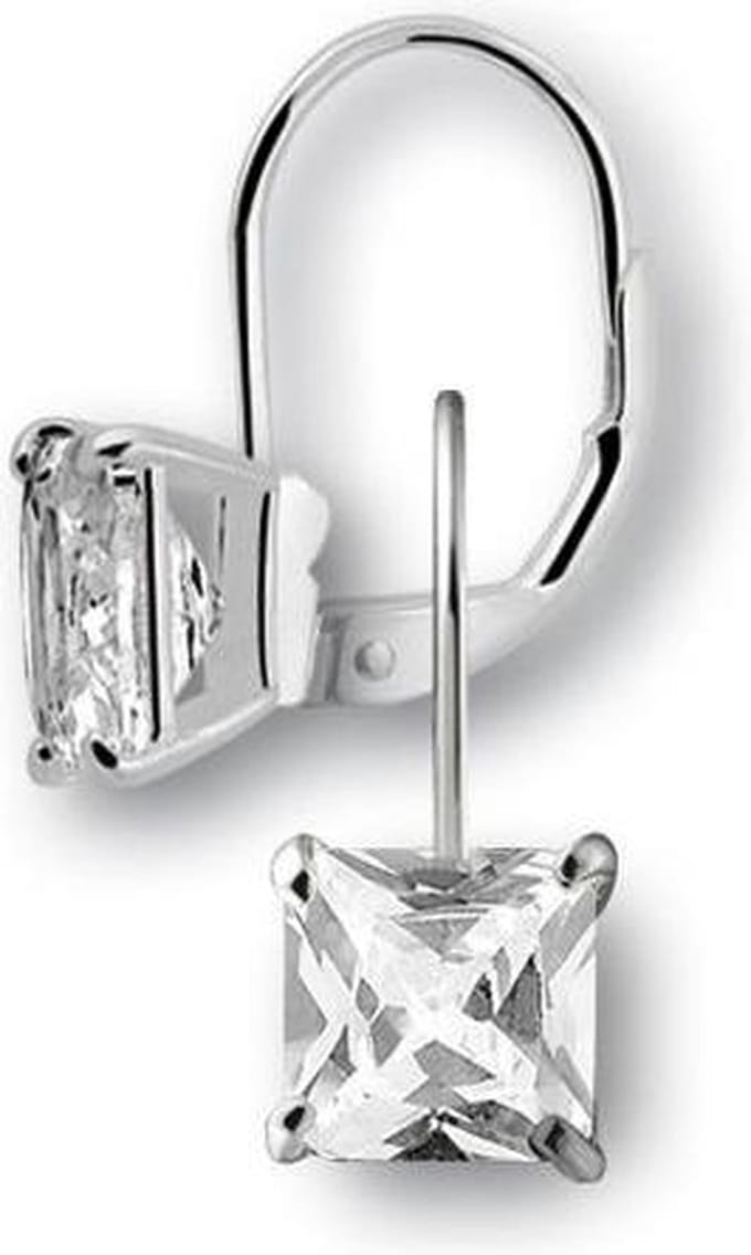 Montebello Oorbellen Mona XL - 925 Zilver Gerhodineerd - ∅10mm - 15mm