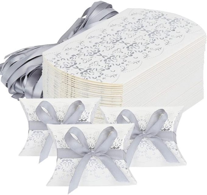 Dailygoody - Pillow Shape Wedding Favor Boxes - Feestelijke Candy Box