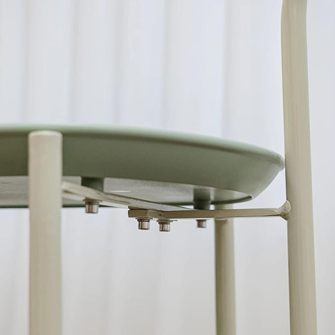 Chariot de Rangement à Roulettes Poignée Amovible Table d'Appoint pour Canapé pour Salon Chambre Vert Matcha vert