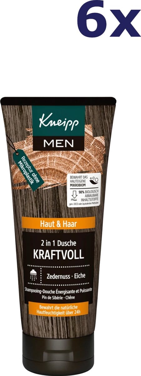6x Kneipp douchegel 2-in-1 200ml