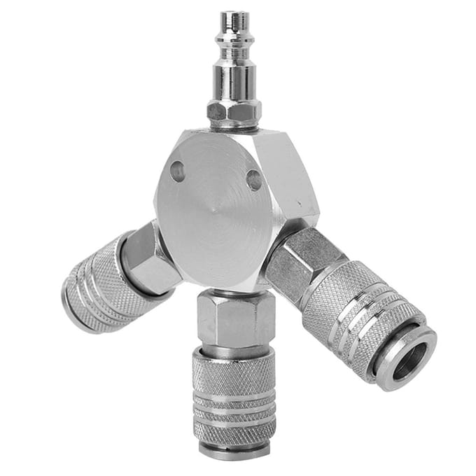 3 Manieren Luchtslang Verdeelstuk Snelkoppeling Connector Adapter Splitter 14   F NPT