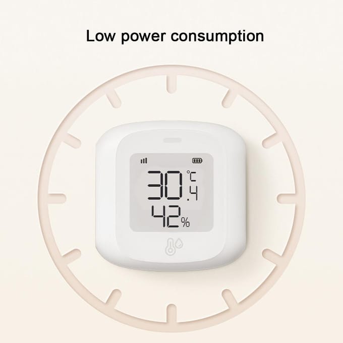 Tuya ZigBee temperatuur-vochtigheidstester Digitaal display Mobiele APP op afstand bedienen Tuya WIFI veelkleurig