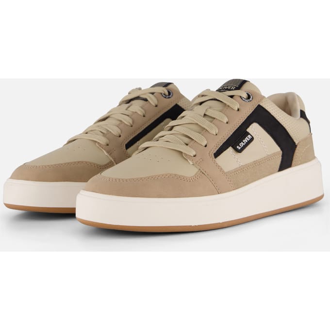 S.Oliver S. Oliver Sneakers beige Suede
