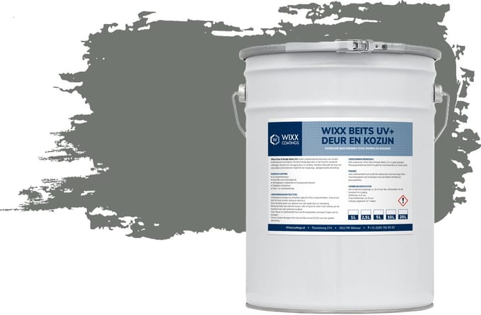 Wixx Deur en Kozijn Beits UV+ - 2.5L - Grijs