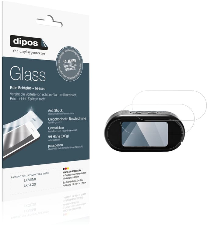 dipos – 2x Pantserfolie geschikt voor LXMIMI LXGL20 | 9H Screenprotector