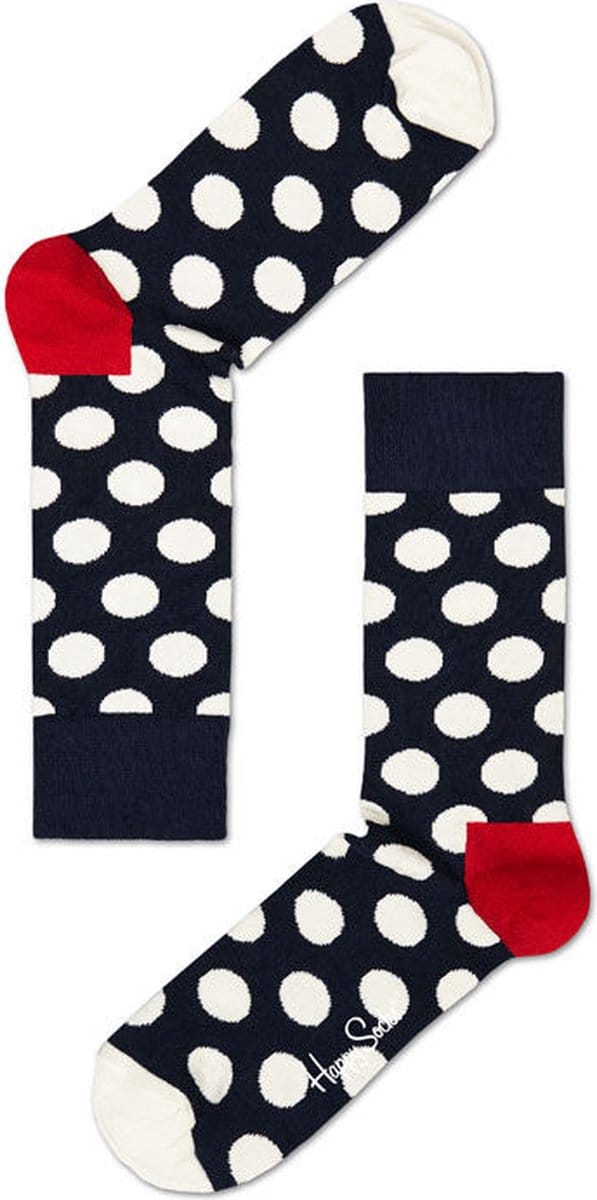 Happy Socks Sokken Big Dot marine maat 36-40