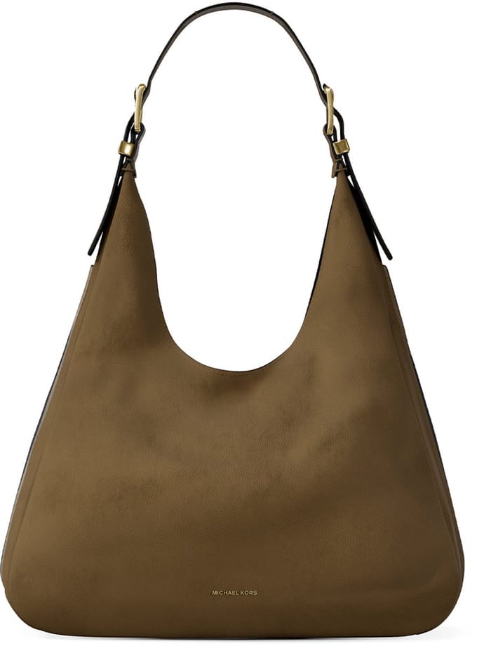 Michael Kors Lg Hobo Shldr Schoudertassen Dames - Olijf - Maat ONESIZE
