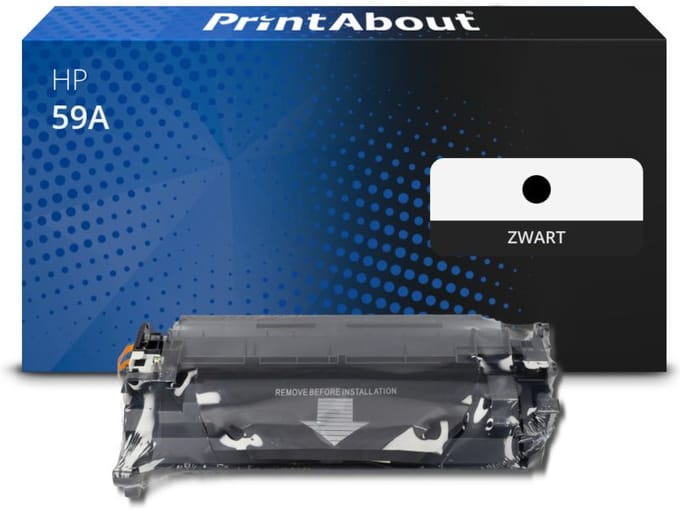 PrintAbout huismerk Toner 59A (CF259A) Zwart Geschikt voor HP