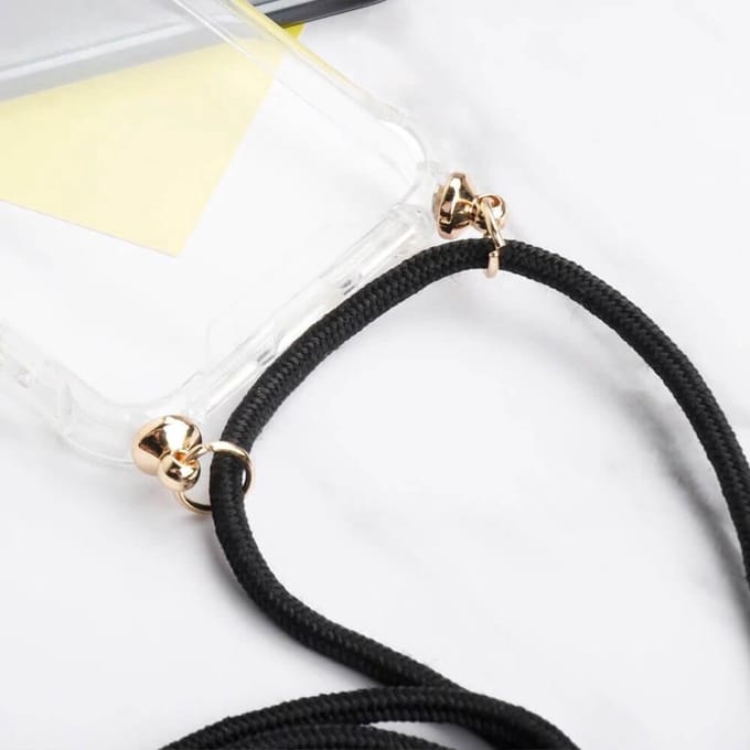 New Age Devi - Siliconen Anti-Shock Backcase Hoesje Met Koord - Geschikt voor Samsung Galaxy Note 10