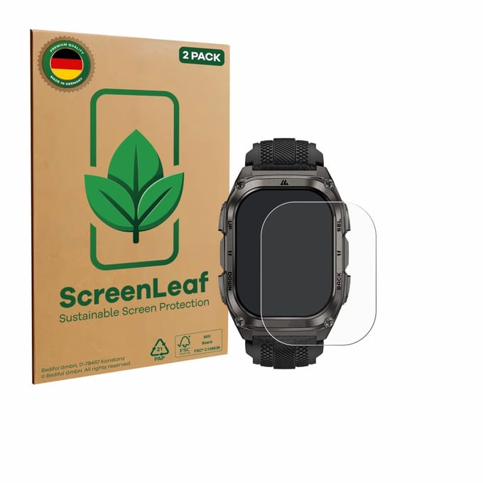 2 Stuks Screenprotector voor Kospet Tank M4 - Hoogwaardige Beschermfolie transparant