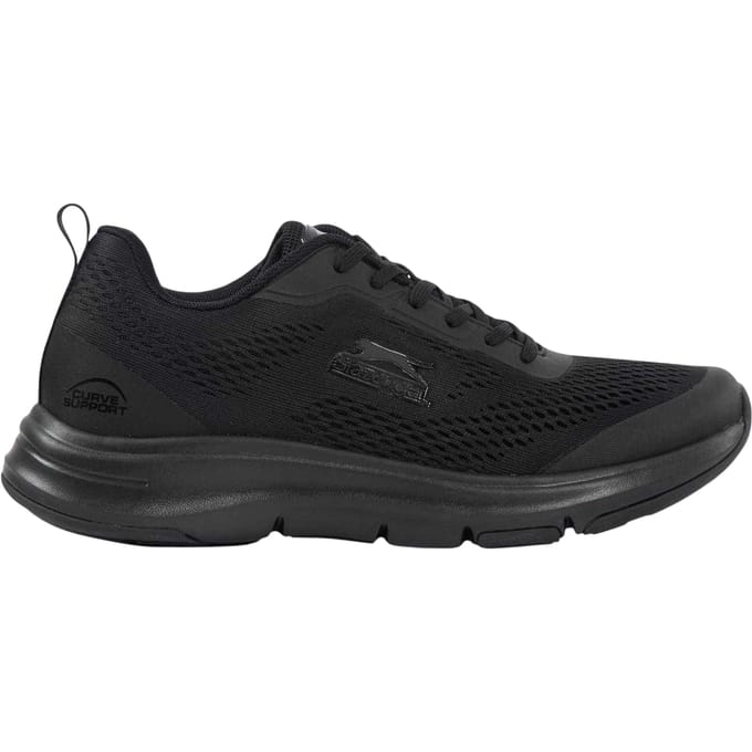 Slazenger Heren Curve Support Mesh Trainers (Zwart)
