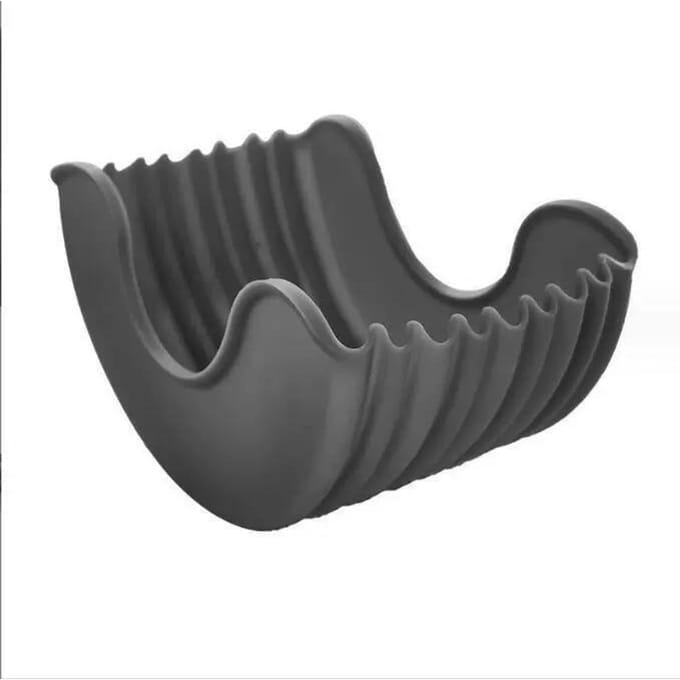 Support en silicone pour hamburgers, boîte de rangement réutilisable pour sandwichs gray