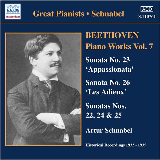 Artur Schnabel - Beethoven: Piano Works 7 (CD)