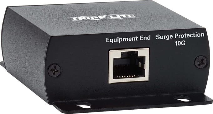 Tripp Lite B110-SP-CAT Overspanningsbeveiliging Zwart