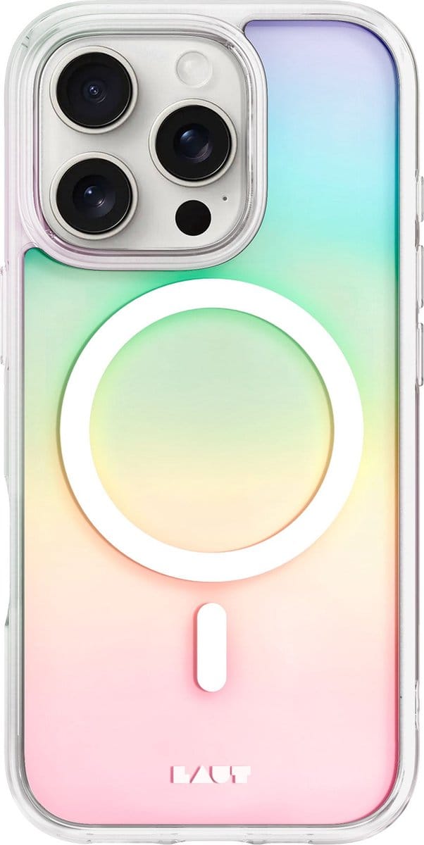 Laut HOLO Pearl iPhone 16 Pro Hoesje met MagSafe® – Holografisch Design & Optimale Bescherming