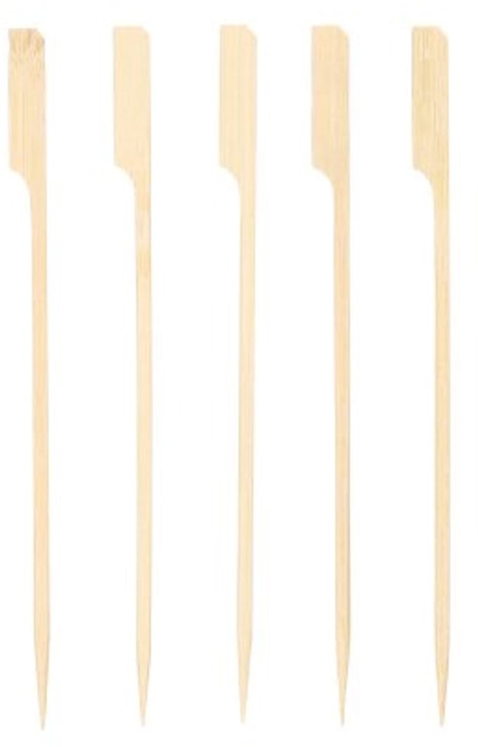 6x 250 Fingerfood spiesjes pure 18 cm Golf