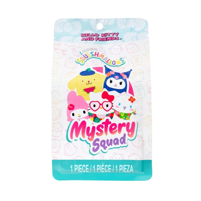 Squishmallows 13cm unscented mystery bag  Hello Kitty and Friends assorti
