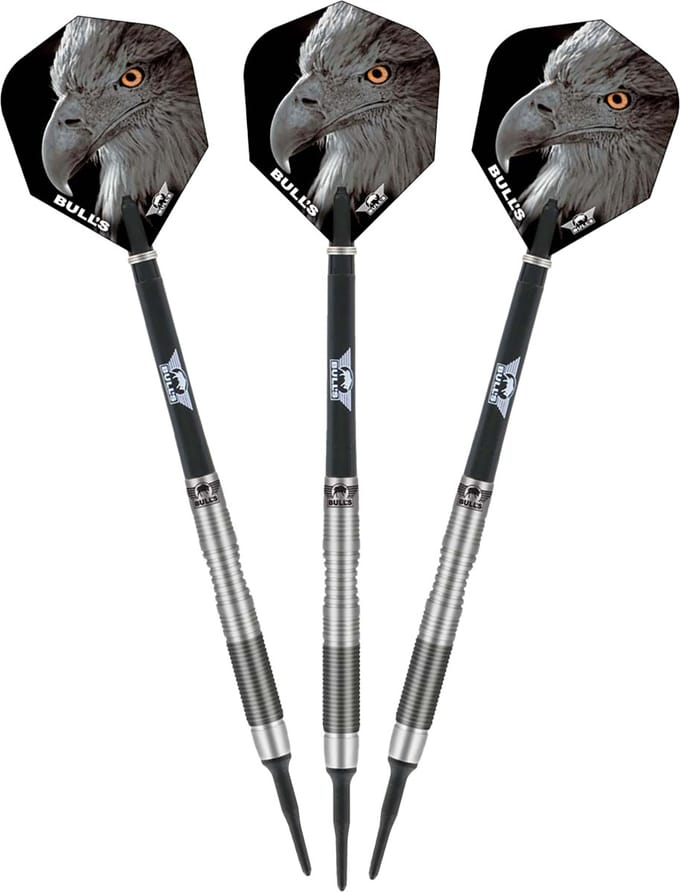 Bull's Eagle 2 85% Tungsten - Softtip Dartpijlen - 20 gram