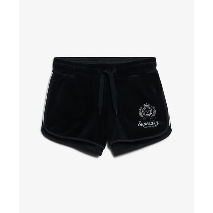 Fluwelen damesshort Superdry Country Club