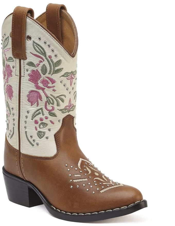 Bootstock Belle Brown Cowboylaarzen - Kinderen - Bruin - Leer
