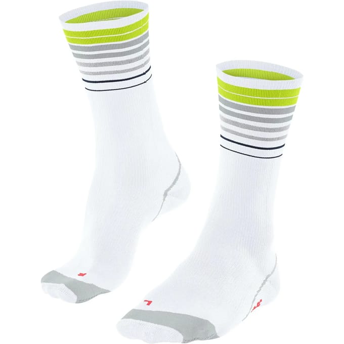 FALKE BC Impulse lichte padding functioneel materiaal fietssokken unisex wit - maat 37-38