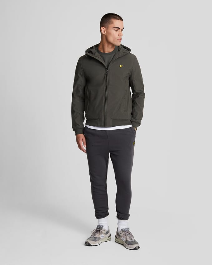 Lyle & Scott Fleece Achter Softshell Jacket - Grijs