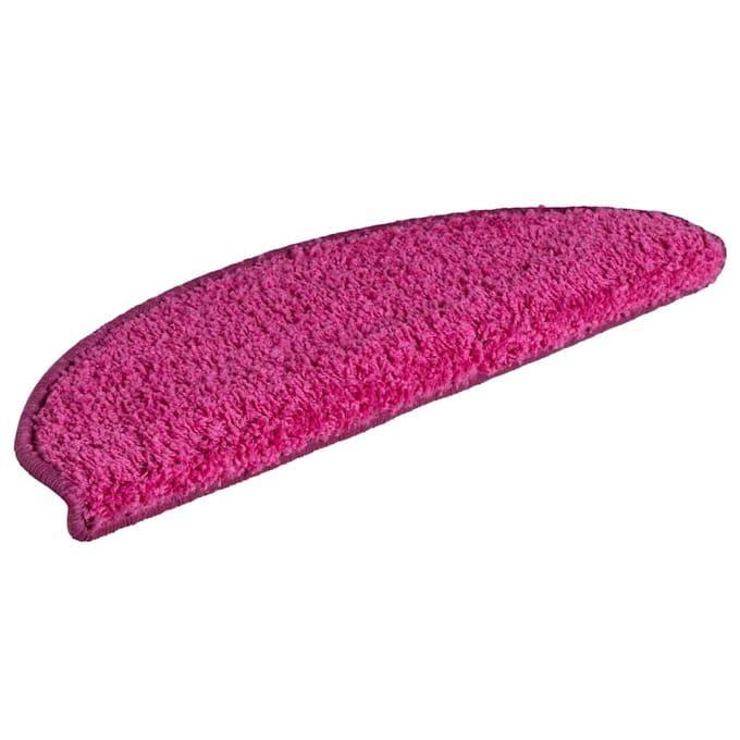 vidaXL - Trapmatten - 30 - stuks - 65x21x4 - cm - Roze - Halfrond - Groot