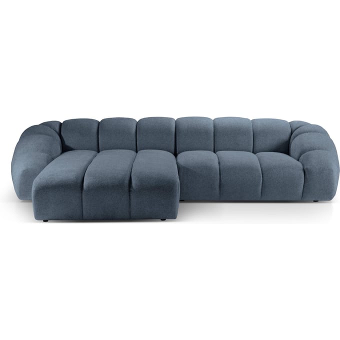4-zits hoekbank Diana links velvet | Micadoni