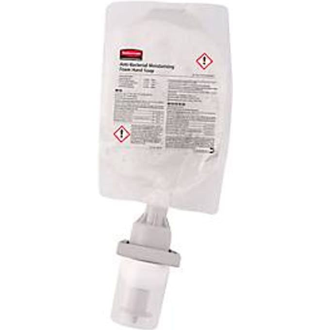 Antibacteriële zeep navulling Rubbermaid FLEX 1300, met pomp, 1300 ml, Pack of 3