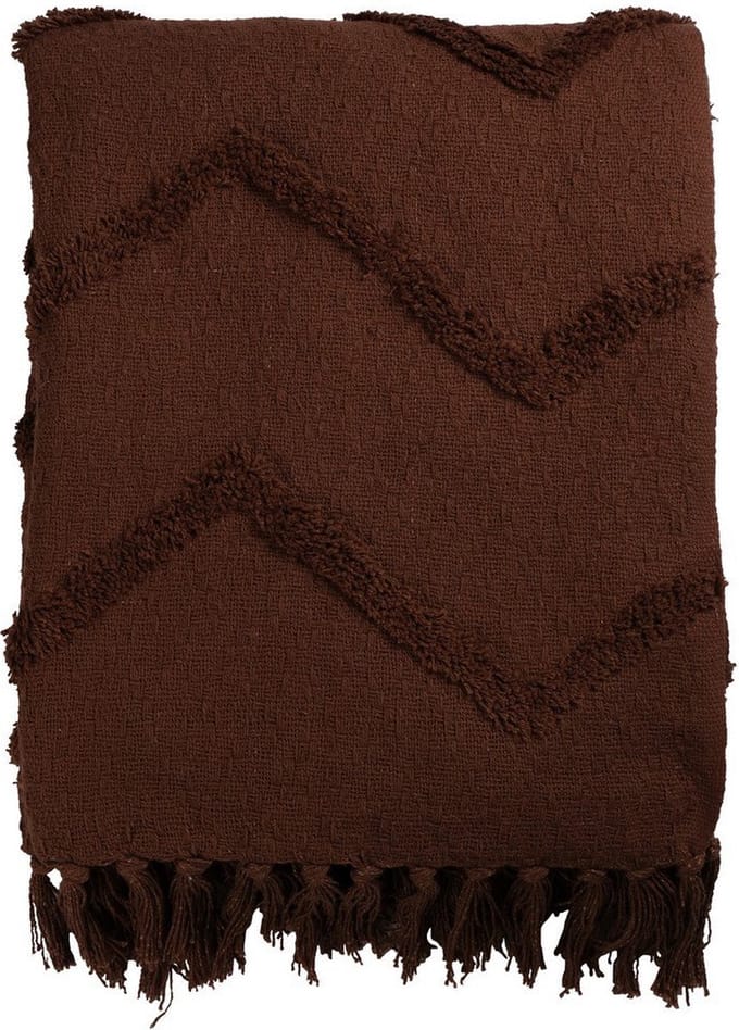 Linen & More - Plaid 'Ravi' (130cm x 170cm, Coconut)
