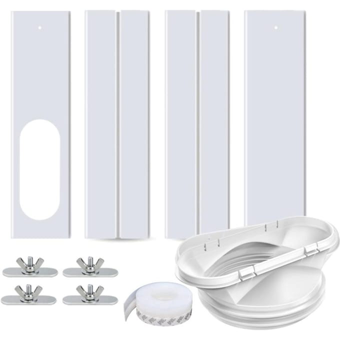 Draagbare airconditioner raamkit Verstelbaar raam voor airconditioner Schuifraamventilatie