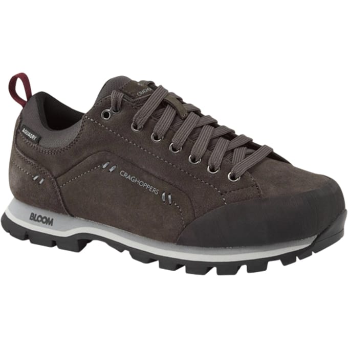 Craghoppers Heren Jacara 2 Leren Trainers (Donkergrijs)