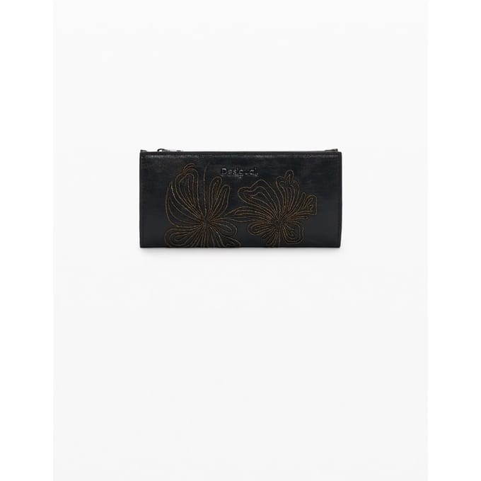 Desigual portemonnee Mone Mistral Clarisa Long Wallet Chocolate donkerbruin
