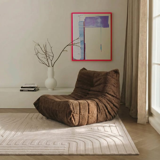 Vloerkleed Scandinavisch Wit hoog/laag Ella 200 x 290cm Mrcarpet