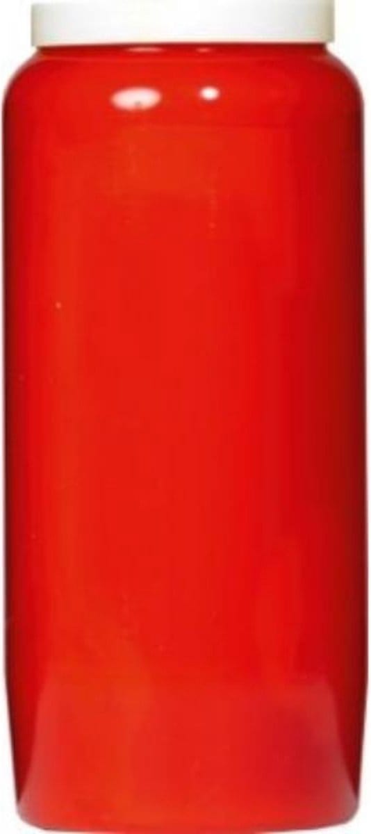 Noveenkaars rood - 6 dagen brander