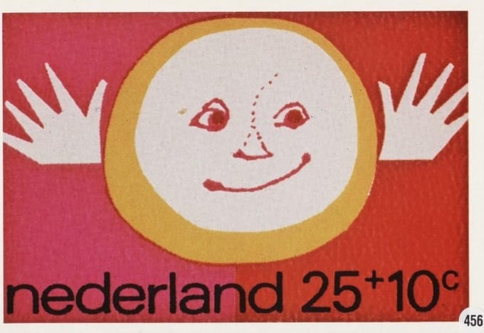 Briefkaart met afbeelding Element van de Kinderwereld postzegel