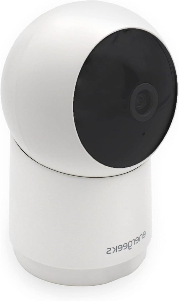 Binnencamera - IP Camera - Huisbewaking - 360 graden rotatie - 1080p Full HD - Wit