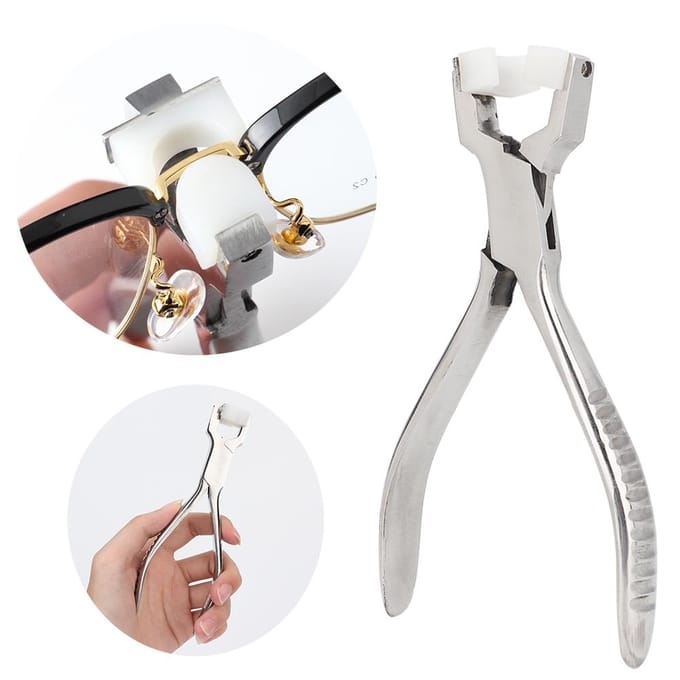 Optische Brilmontuur Afstel Tangen Nylon Einde Bril Reparatie Gereedschap white