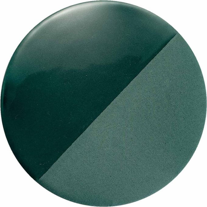 Ferroluce Hanglamp Bellota van keramiek, Ø 35 cm, groen