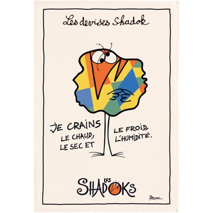 Angstige theedoek Winkler Shadok